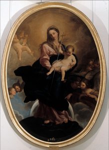 Madona com o Menino,século XVIII (pintura) de Mariano Salvador de Maella