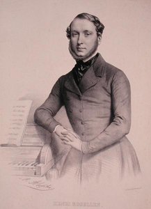Retrato de Henri Rosellen (1811-76) (gravura)