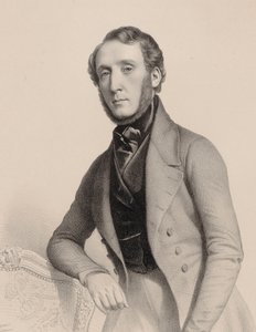 Retrato do pianista e compositor George Alexander Osborne 1806-1893, 1850.