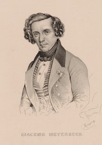 Retrato do compositor Giacomo Meyerbeer 1791-1864, 1836.
