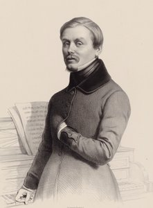 Retrato do organista e compositor Hippolyte Monpou 1804-1841, 1841.