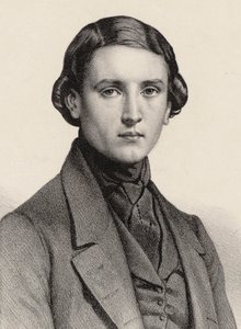 Retrato do organista e compositor Louis James Alfred Lefébure-Wely 1817-1869, 1840.