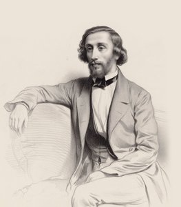 Retrato do pianista e compositor Julius Schulhoff 1825-1898 , 1854.