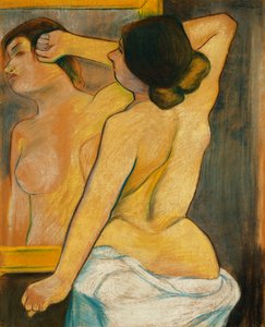 Mulher nua na frente de um espelho; Mulher nua na frente de um espelho, 1904