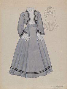 Vestido, 1936.