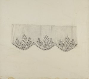 Bordado Edging, c. 1938. de Marie Famularo