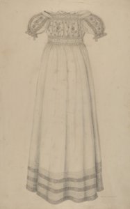 Vestido para bebé, c. 1938.