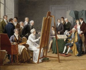 O tempo no Atelier de Madame Vincent de Marie Gabrielle Capet
