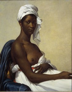 Retrato de um negrito - óleo sobre tela