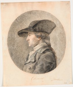 Retrato de J. F. Clemente. Perfil à esquerda