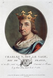 Charles V, conhecido como "o Sábio", Rei de França, 1789 de Marie Jeanne Louise Francoise Suzanne Champion