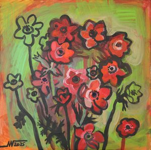 Flores vibrantes e caprichosas