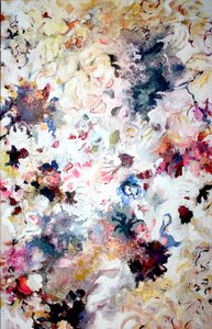 Abstrato floral onírico de Marina Nelson