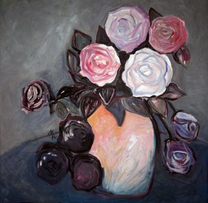 Rosas pintadas elegantes de Marina Nelson