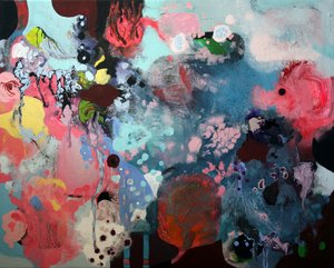 Fluxo abstrato vibrante de Marina Nelson