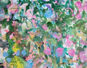 Jardim abstrato vibrante de Marina Nelson