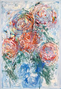 Abstrato floral vibrante de Marina Nelson
