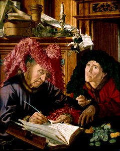 Dois coletores de impostos, c.1540