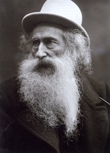 Meia retrato do idoso escultor Vincenzo Gemito