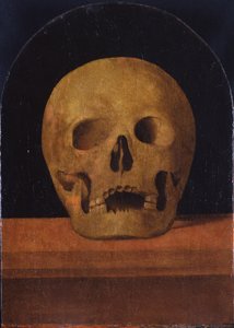 Memento mori. Parte de trás do tríptico, 1500