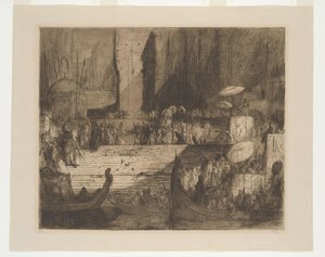 Um funeral no Ganges de Marius Bauer (signed by artist)
