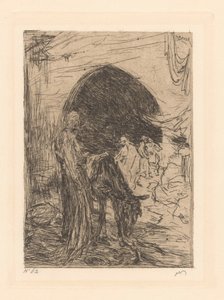 Motorista de burro em Constantinopla de Marius Bauer (signed by artist)
