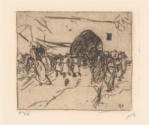 Portão em Constantinopla de Marius Bauer (signed by artist)