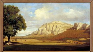 Vista do maciço de Sainte Baume de Marius Engaliere