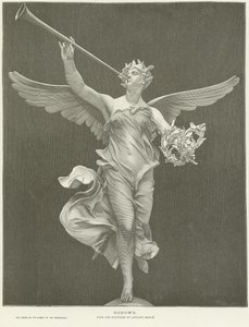 Alegoria do renome de Marius Jean Antonin Mercie