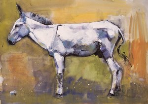Donkey Stallion, Ronda, 1998 (mídia mista no papel)