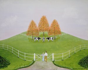 Uma paisagem pastoral de Mark Baring