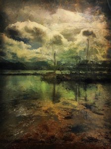 depois de uma tempestade, Portaferry, Irlanda do Norte de Mark Gordon