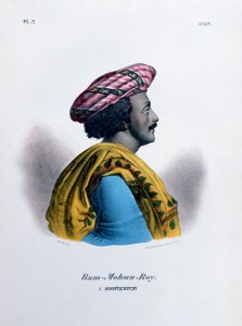 Ram Mohan Roy, fundador do Brahmo Samaj, 1828