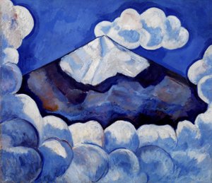 Popocatépetl, manhã animada - México de Marsden Hartley