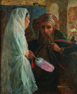 The Hookah Smoker (óleo sobre tela colocado a bordo)