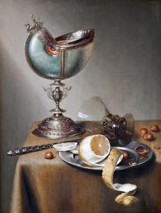 Natureza-morta com Nautilus Cup de Marten Boelema de Stomme