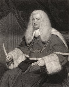 Lorde Lloyd Kenyon, gravado por William Holl (1807-71), da National Portrait Gallery, volume III, publicado em 1835