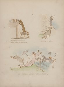 Página dos Humores de Cynicus (gravura colorida) de Martin  Anderson