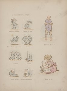 Página dos Humores de Cynicus (gravura colorida)