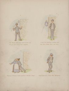Página dos Humores de Cynicus (gravura colorida)