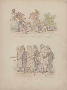 Página dos Humores de Cynicus (gravura colorida)