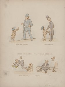 Página dos Humores de Cynicus (gravura colorida)
