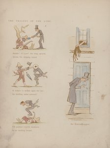 Página dos Humores de Cynicus (gravura colorida)