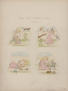 Página dos Humores de Cynicus (gravura colorida)