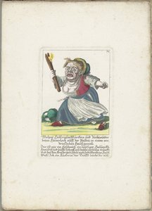 De dwerg Malper Höllriglin als waardin, ca. 1710
Malper Höllriglin Würthin und Zuchtmutter beijm Hünerloch auff der Pasteij, in einem verdrieslichen Haußprocess (título sobre o objecto)
Il Callotto resurcitato ou Neu eingerichtes Zwerchen Cabinet (série  de Martin Engelbrecht (attributed to)