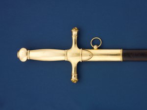 Detalhe da espada Wellington-Hardinge