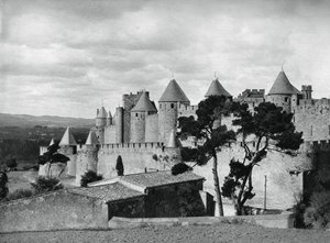 Carcassonne, França, 1937 de Martin Hurlimann