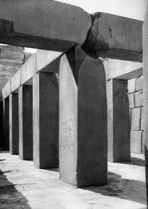 Templo de granito, Gizé, Egito, 1937