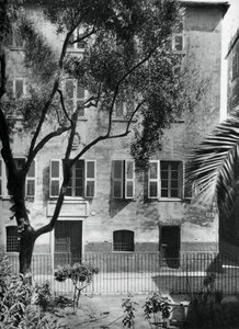 A casa onde Napoleão nasceu, Ajaccio, Córsega, 1937.