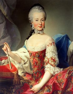 A arquiduquesa Maria Amália Habsburgo-Lothringen (1746-1804), oitava filha da imperatriz Maria Teresa da Áustria (1717-80) e do imperador Francisco I (1708-65)